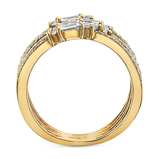 Wholesale ⌛ EFFY Collection EFFY® Men's Diamond Band (1 Ct. T.w.) Yellow Gold 😍 - Image 2