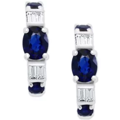 Buy ⭐ EFFY Collection EFFY® Multi-Sapphire (3-5/8ct. T.w.), Ruby (1-1/5 Ct. T.w.) & Diamond (1/10 Ct. T.w.) 18 Statement Necklace In 14k Gold 🎉