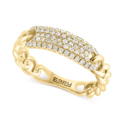 Best Pirce 🛒 EFFY Collection EFFY® Diamond Pavé Cross 18 Pendant Necklace (1/20 Ct. T.w.) In Sterling Silver Or 14k Gold-Plated Sterling Silver 😀