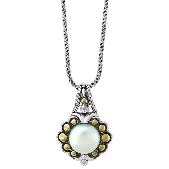 Flash Sale 🧨 EFFY Collection EFFY® Emerald (1-1/8 Ct. T.w.) & Diamond (1/20 Ct. T.w.) Open Heart 18 Pendant Necklace In Sterling Silver 🛒