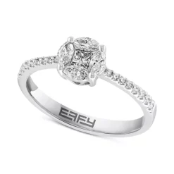 Top 10 ✔️ EFFY Collection EFFY® Diamond Ring & Hoop Earrings Collection In 14k Two-Tone Gold 😉