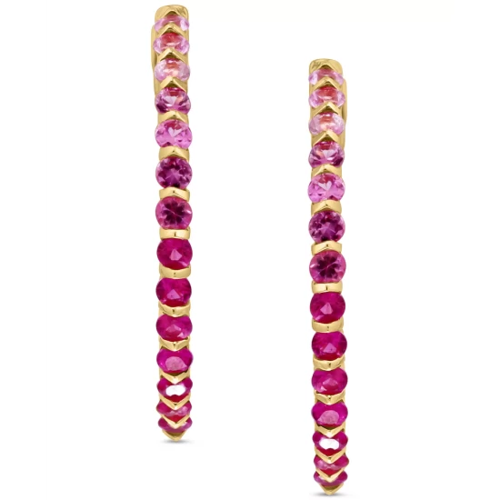 Coupon ✨ EFFY Collection EFFY® Men's Black Spinel & Enamel Lion Ring In 14k Gold-Plated Sterling Silver Gold Over Silver 👍 - Image 2