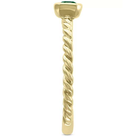 Buy 🔔 EFFY Collection EFFY® Ruby (5/8 Ct. T.w.) Ring In 14k Yellow Gold (Also Available In Emerald) ⌛ - Image 6