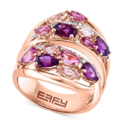 Best deal 🧨 EFFY Collection EFFY® Diamond Ring (1/4 Ct. T.w.) In 18k White Gold 🎁