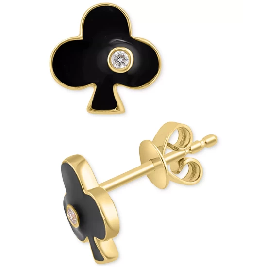 Budget 😀 EFFY Collection EFFY® Men's Skull Ring In 18k Yellow Gold Over Sterling Silver 👏