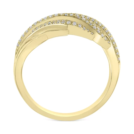 Flash Sale ⭐ EFFY Collection EFFY® Ruby (2-1/10 Ct. T.w.) & Diamond (3/8 Ct. T.w.) Multirow Ring In 14k White Gold 👍