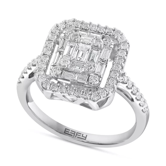 Best reviews of 🎁 EFFY Collection EFFY® Multi-Sapphire (2-1/6 Ct. T.w.) & Diamond (1/6 Ct. T.w.) Flower 16 Pendant Necklace In 14k Gold 🎁