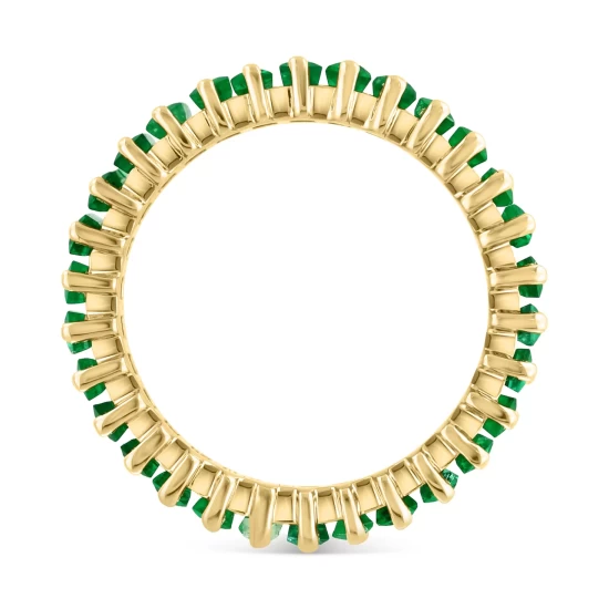 Outlet ✨ EFFY Collection EFFY® Emerald (3/8 Ct. T.w.) & Tsavorite (1/5 Ct. T.w.) Ring In 14K Gold 🧨