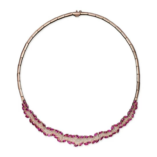 Cheap 🛒 EFFY Collection Rosa By EFFY® Ruby (11-5/8 Ct. T.w.) And Diamond (1-3/8 Ct. T.w.) In 14k Rose Gold, Created For Macy's No Color 🧨